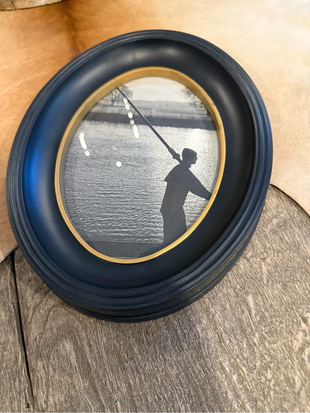 Oval Black Wall Photo Frame